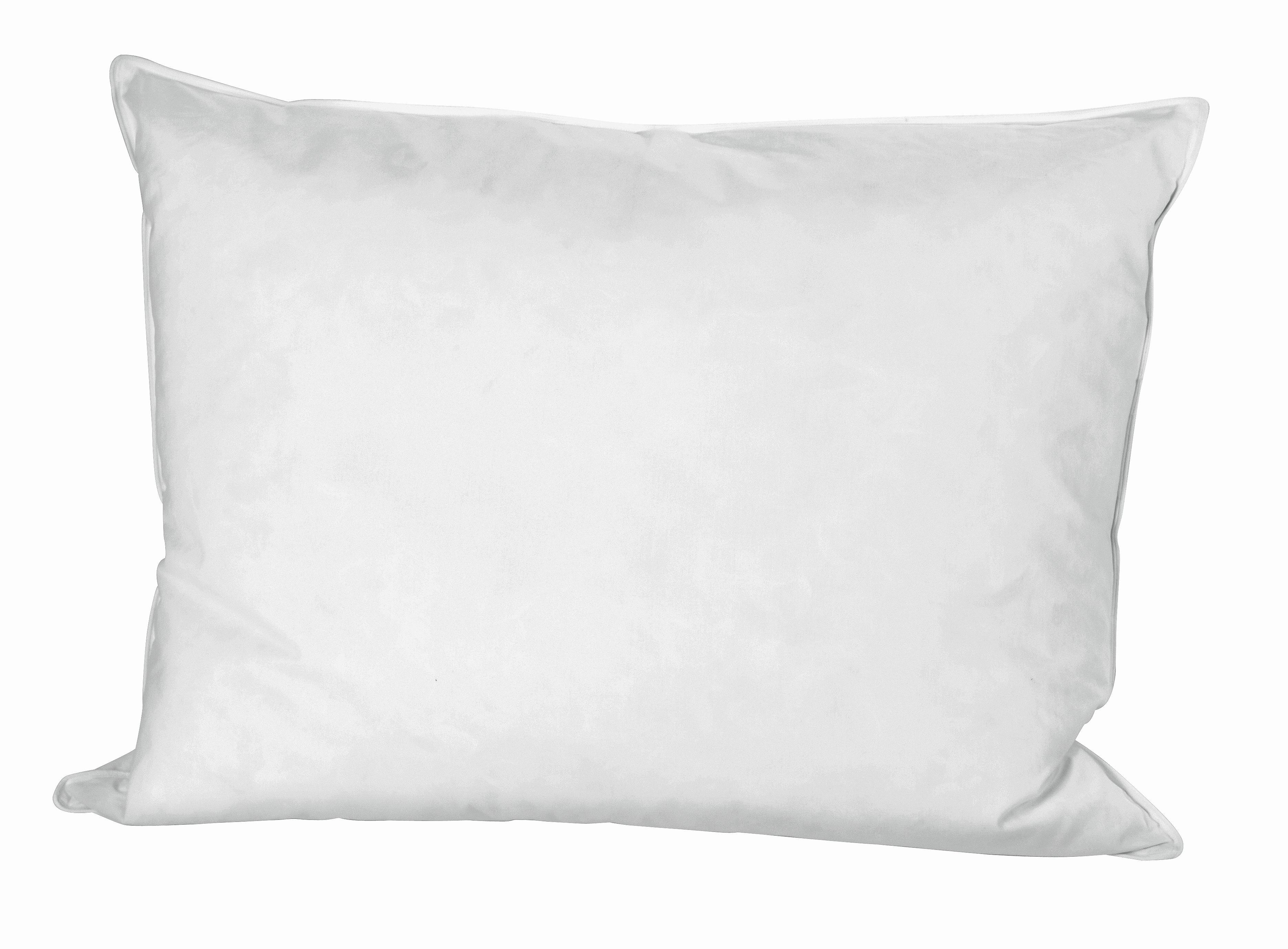 Polster Henri 70x90 cm Füllung: Federn für Allergiker - Weiß, KONVENTIONELL, Textil (70/90cm) - Primatex