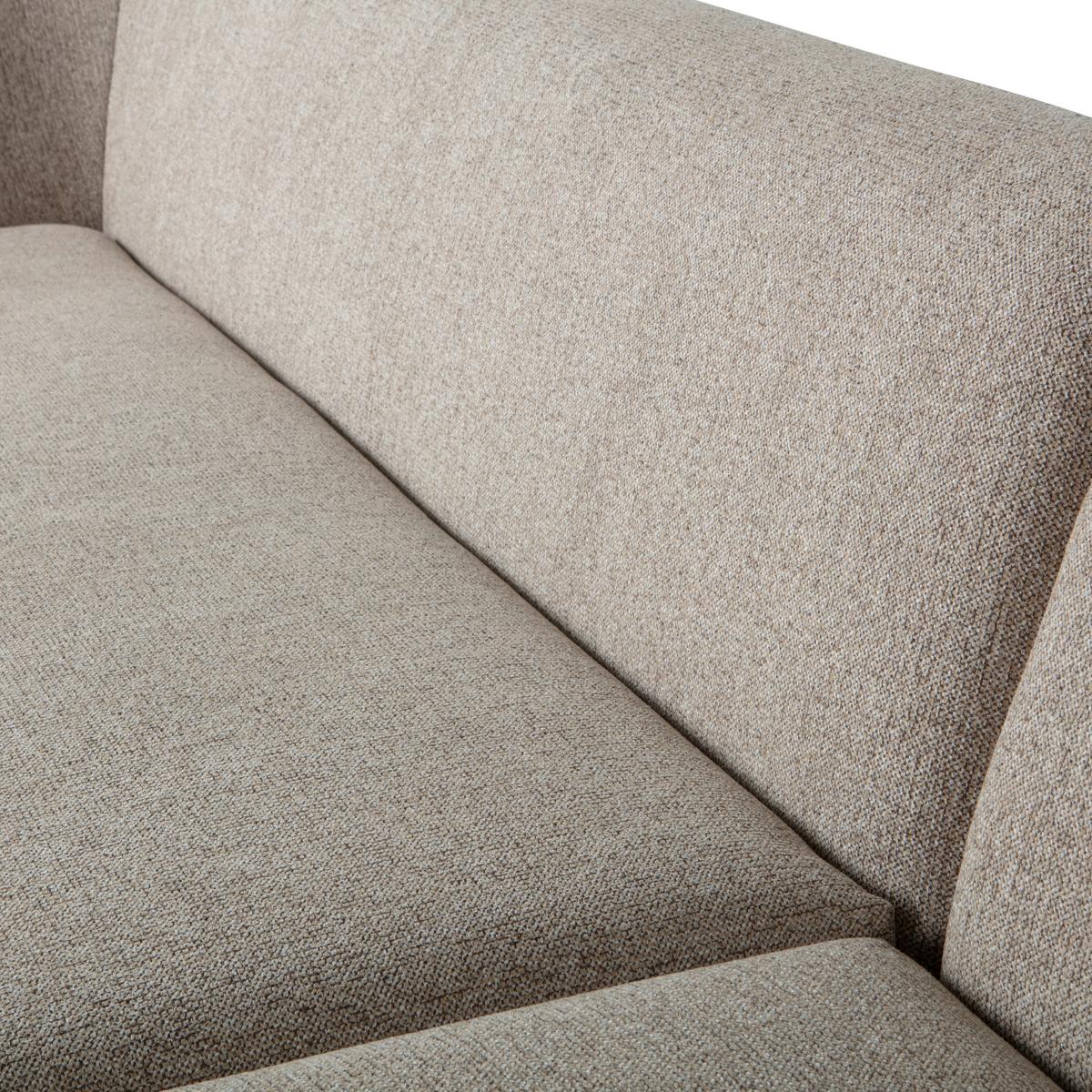 Ecksofa Sloping Naturfarben S: 274x225cm - Naturfarben, Design, Textil (274/225cm) - Livetastic