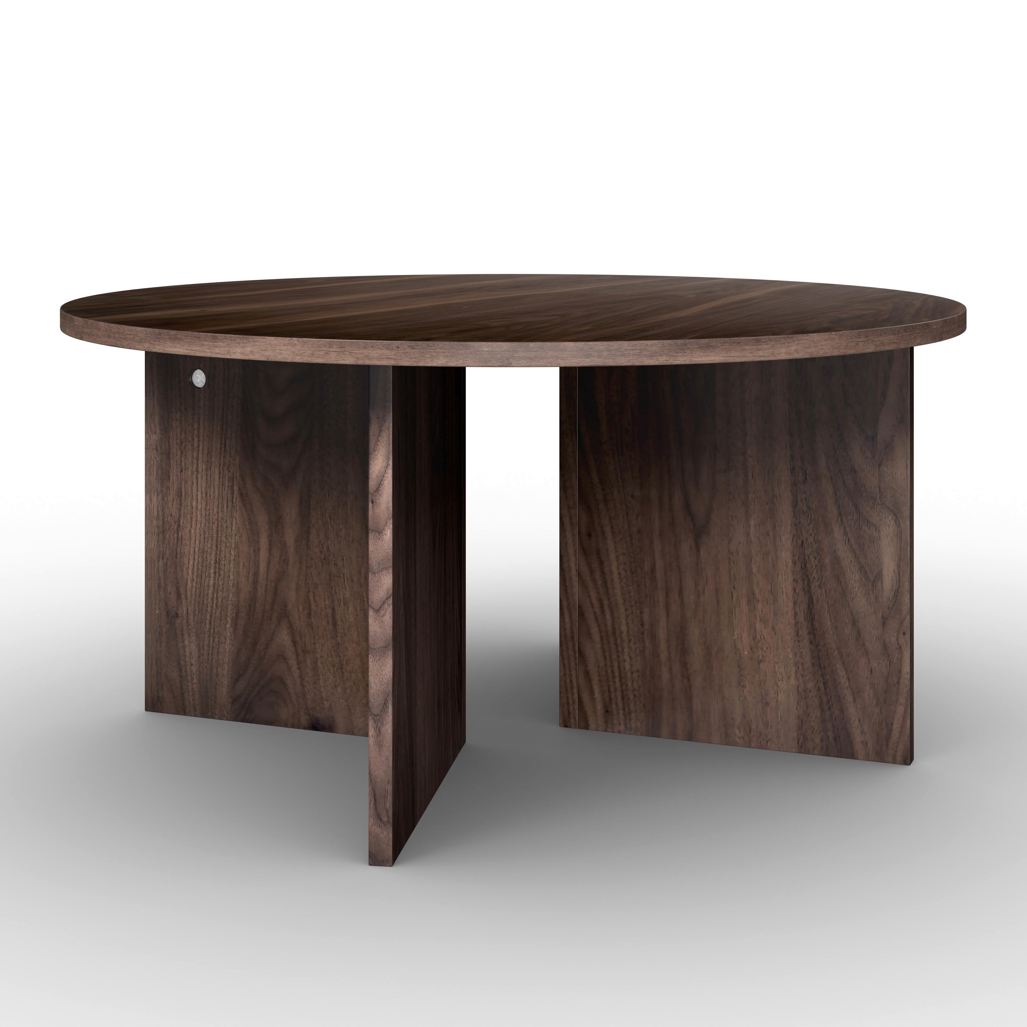 KONFERENČNÝ STOLÍK CELINA - farba vlašského orecha, Modern, drevo/kompozitné drevo (80/39cm) - Bessagi Home