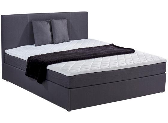 Boxbett mit Topper 180x200cm Carolina, Grau - Schwarz/Grau, Basics, Holz/Textil (180/200cm) Boxbett mit Topper 180x200cm Carolina, Grau - Schwarz/Grau, Basics, Holz/Textil (180/200cm)