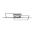Led-deckenleuchte Nevi - Chromfarben/Silberfarben, MODERN, Kunststoff/Metall (63/24,5/7,7cm) - Luca Bessoni