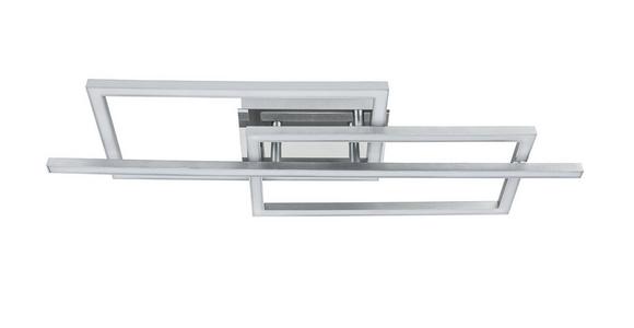 Led-deckenleuchte Nevi - Chromfarben/Silberfarben, MODERN, Kunststoff/Metall (63/24,5/7,7cm) - Luca Bessoni