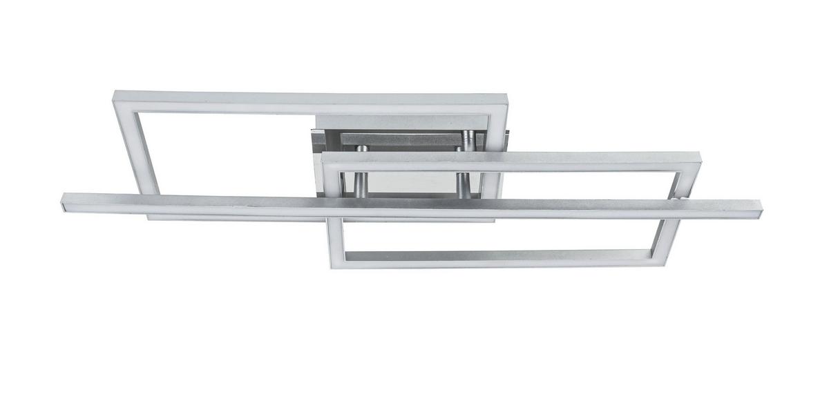 Led Mennyezeti Lámpa Nevi - ezüst/króm, Modern, műanyag/fém (63/24,5/7,7cm) - Luca Bessoni