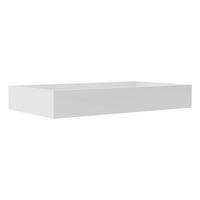 ZÁSUVKA UNIT - biela, Modern, kompozitné drevo (87,9cm) - Ondega