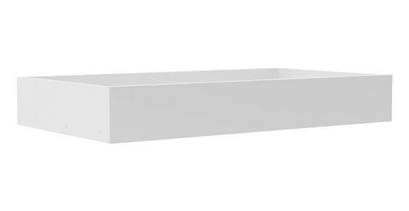 Schublade Unit Weiß B: 88 cm, Vollauszug + Soft-Close - Weiß, MODERN, Holzwerkstoff (87,9cm) - Ondega