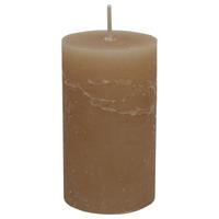 VÁLCOVÁ SVÍČKA LIA - pískové barvy, Moderní (6,8/12cm) - Premium Living