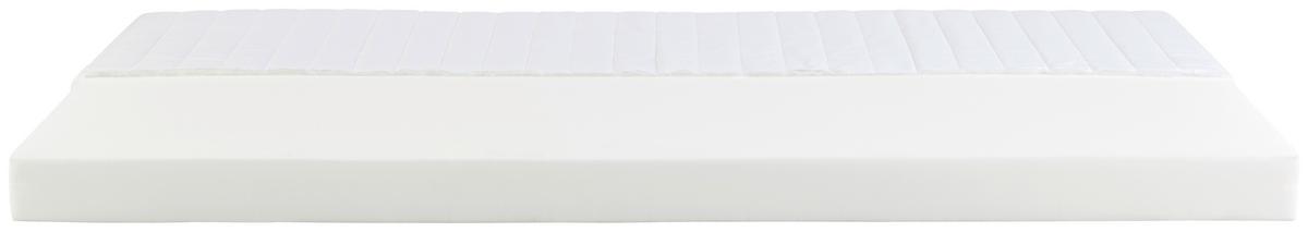 Rollmatratze Basic 90x200 Cm H2 H: 12 Cm - Weiß, Textil (90/200cm) - Primatex