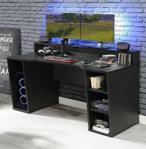 Gaming Tisch Mit Stauraum B 160cm H 91cm Tezaur