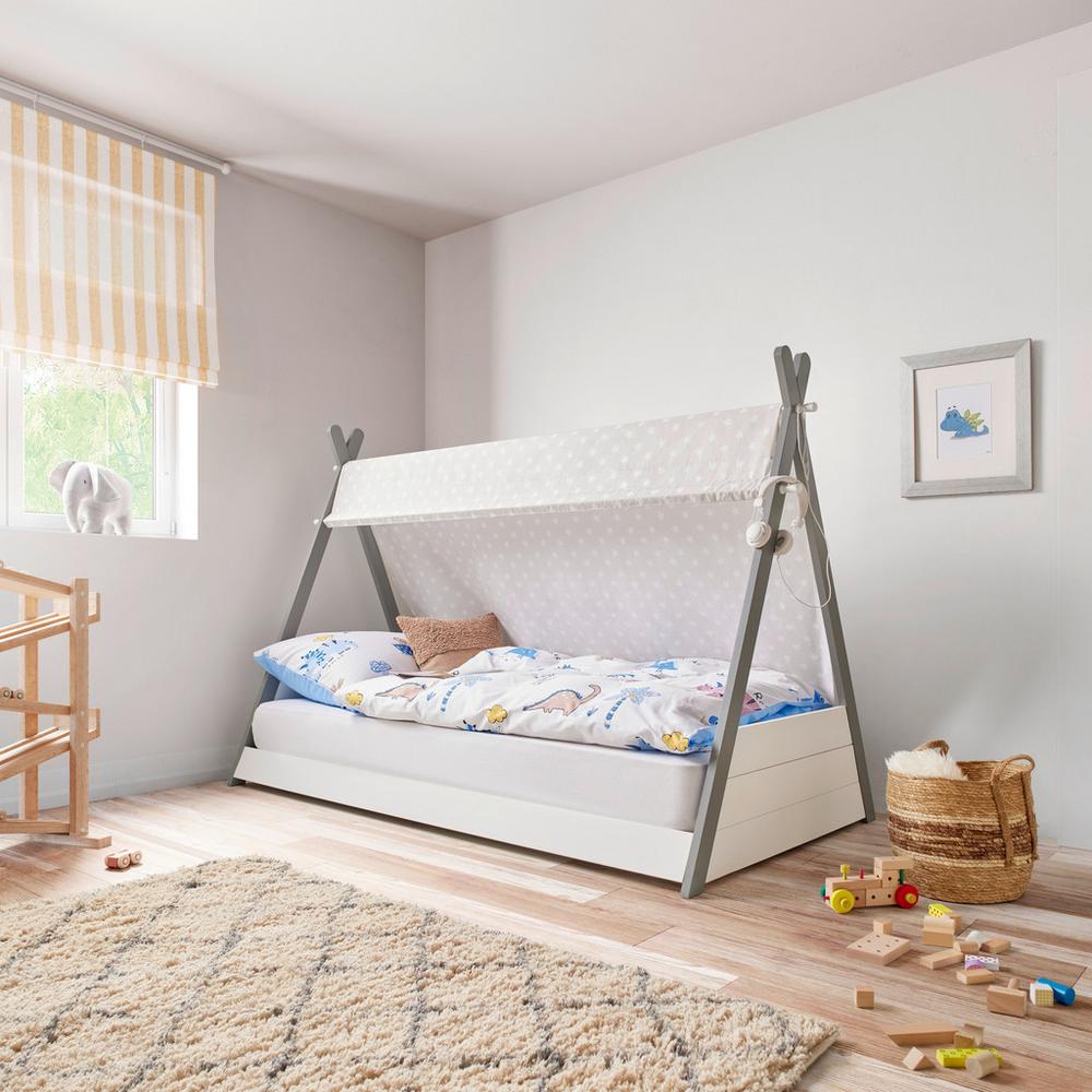 Detská posteľ Loana so strieškou