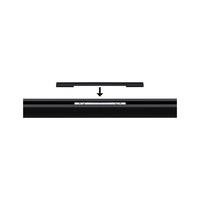 Schienensystem-Verbinder Cover Connector-Inlay Schwarz - Transparent/Schwarz, Basics, Kunststoff (12,5/0,5/1cm) - Paulmann
