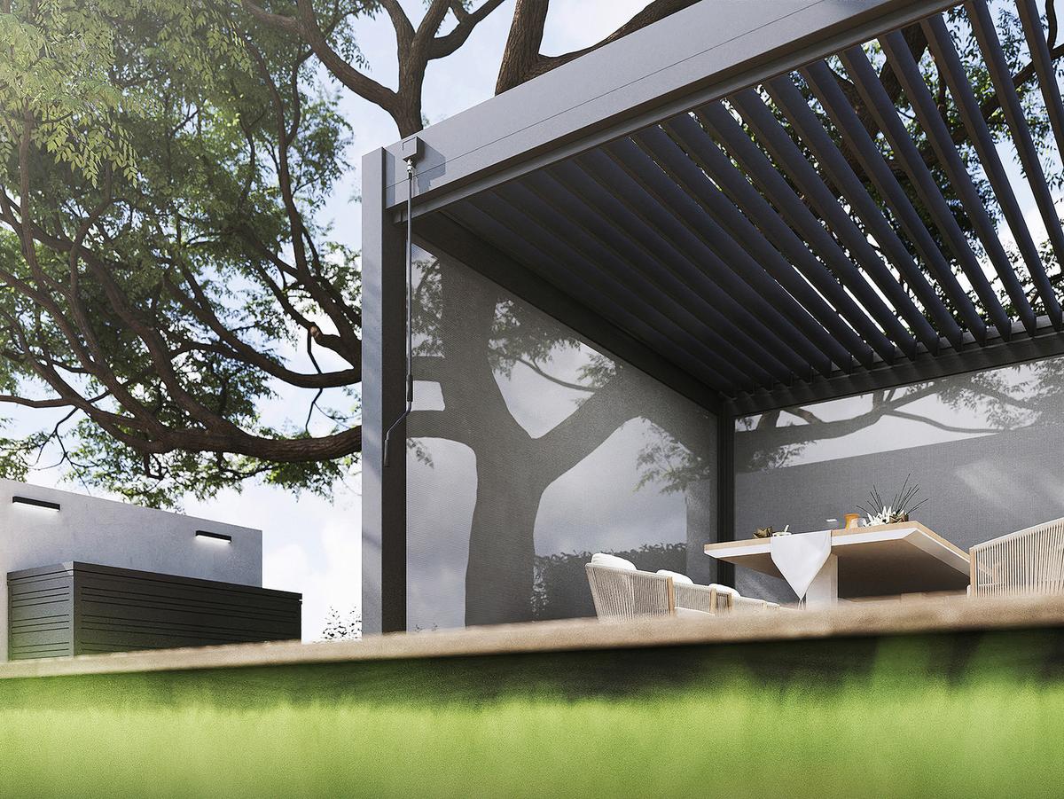 Pergola Deluxe Plus 800x400cm Wetterfest, Gartenpavillon - Anthrazit, Basics, Metall (800/255/400cm) - WEIDE