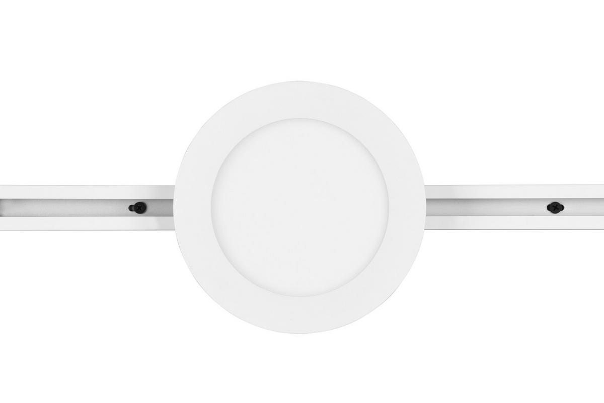 Deckenleuchte Duoline Camillus Ø 17 Cm, Für Schienensystem - Weiß, Basics, Kunststoff (17,0/2,9cm) - Trio Leuchten