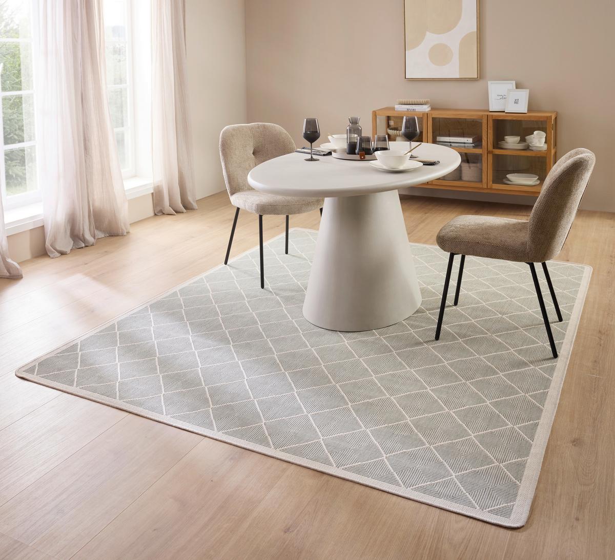 KOBEREC TKANÝ NA PLOCHO FJORA - zelená, Moderní, textil (80/250cm) - Mömax