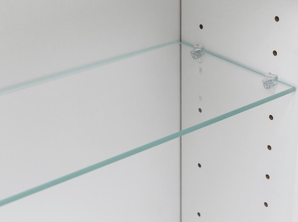 Spiegelschrank Sevilla Kaschmir, B: 80 cm - Kaschmir, MODERN, Glas/Holzwerkstoff (80/64/20cm) - Held
