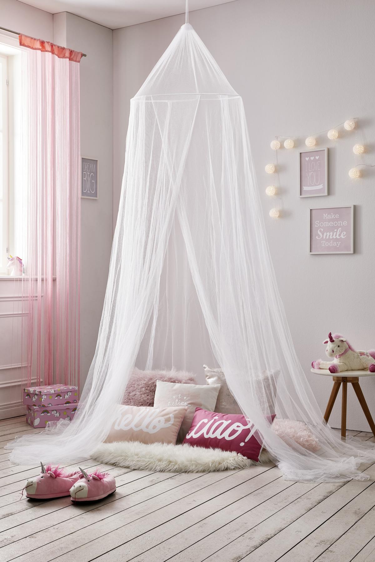 SIŤ NA KOMÁRY MARTA 2 - bílá, textil (60/1250/250cm) - Modern Living