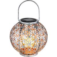 Szolárlámpa Sanya - ezüstszínű, Modern, fém (20/29cm) - Homezone