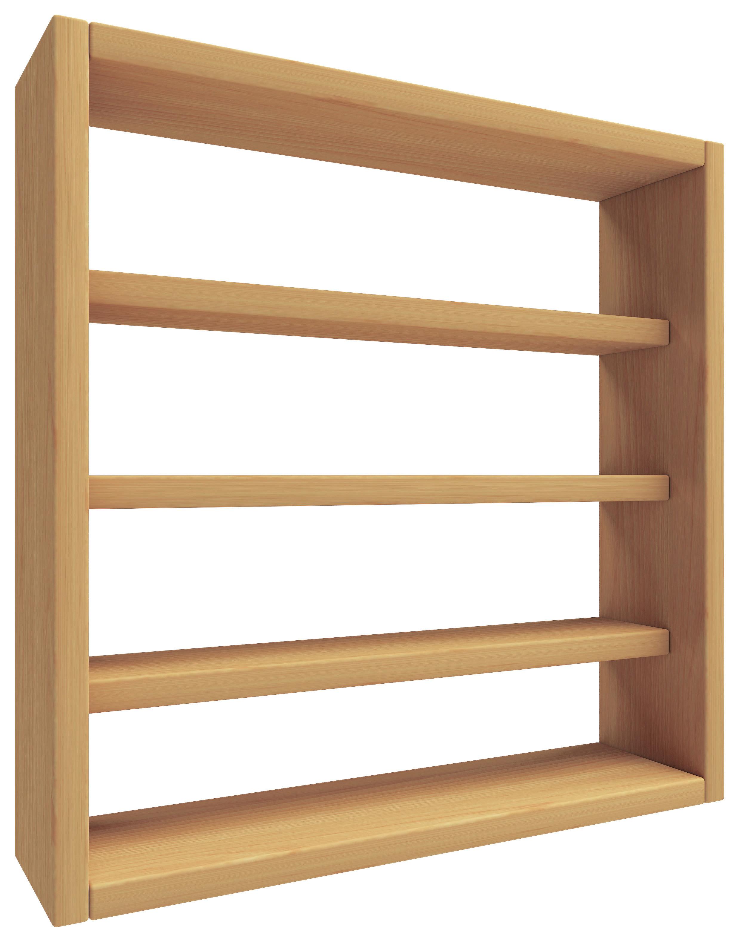 Wandregal Osado Buchefarben Dekor - Buchefarben, Design, Holzwerkstoff (40/40/10cm) - MID.YOU
