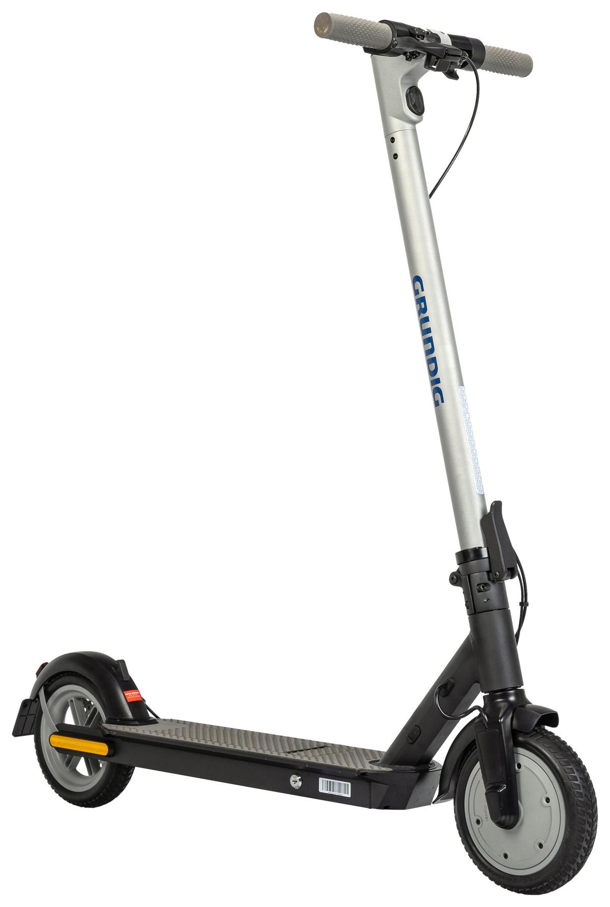 E-scooter Klappbar Inkl. Digitaler Tachoanzeige - Schwarz/Grau, Basics, Kunststoff/Metall (116/43/114,5cm) - Grundig