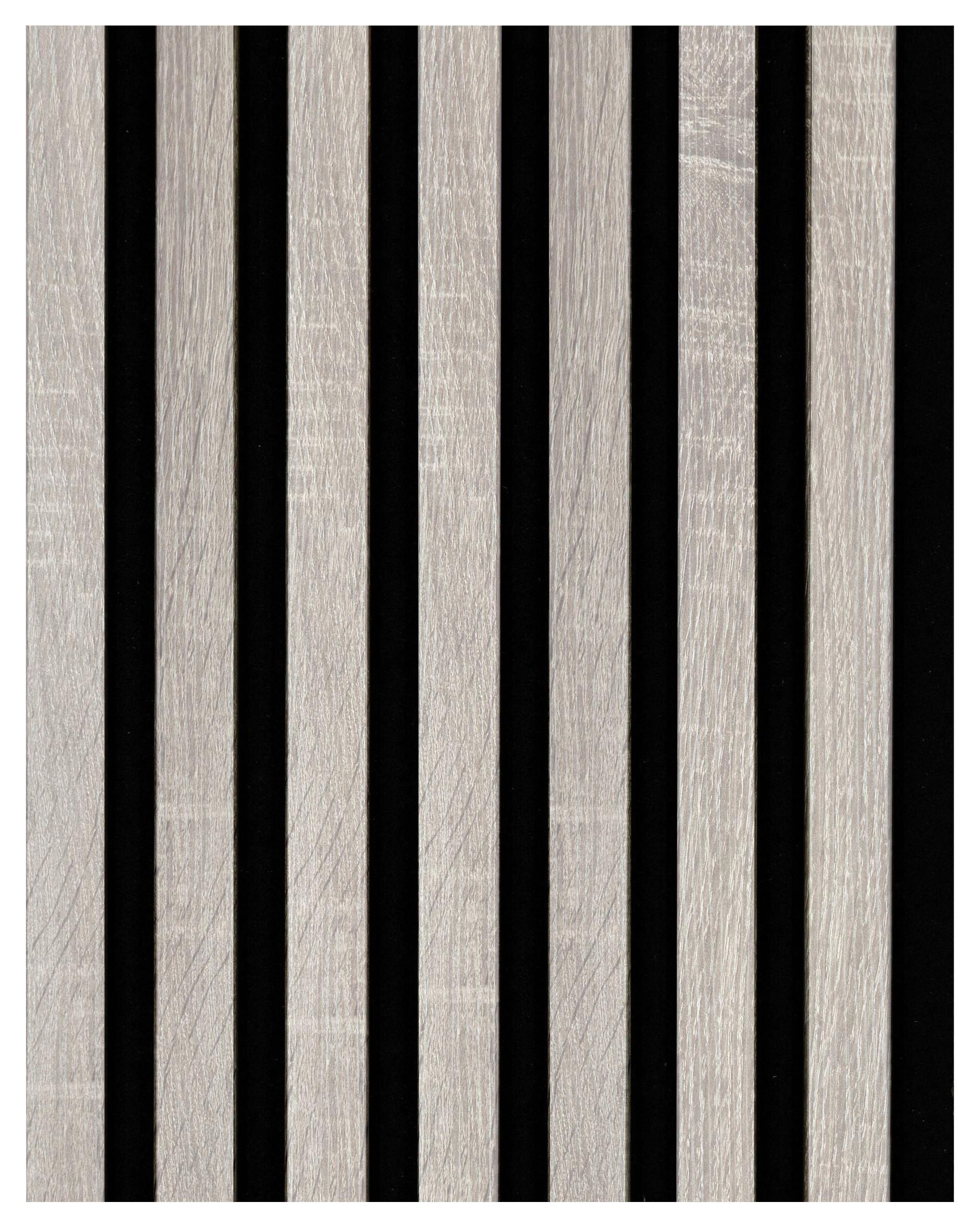 Akusztikus Panel Decowall 260/30cm - tölgyfa színű, Modern, műanyag/faalapú anyag (30/260/1,7cm)