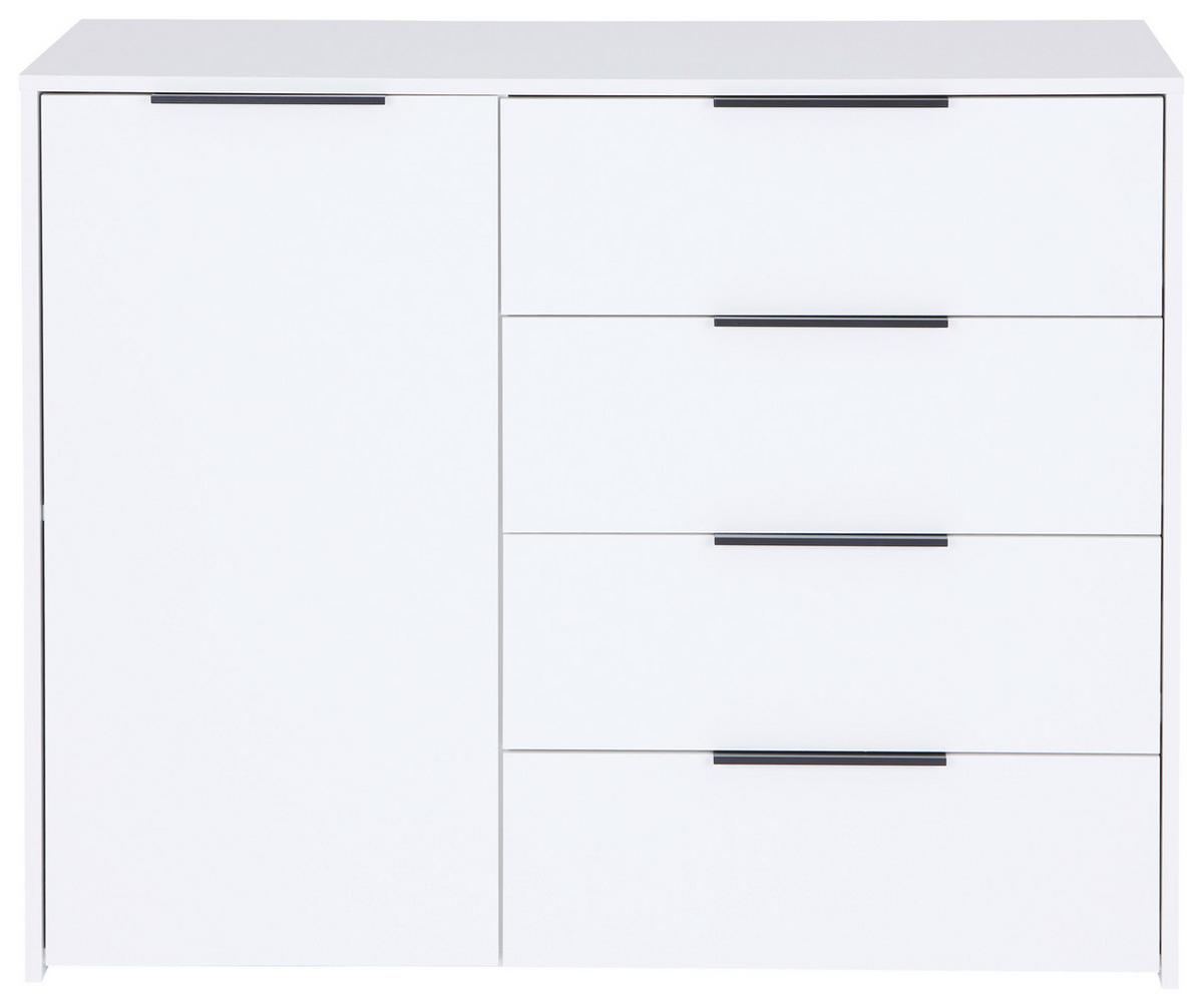 Komód Alan - fehér, Modern, faalapú anyag (114,5/93,4/50cm)