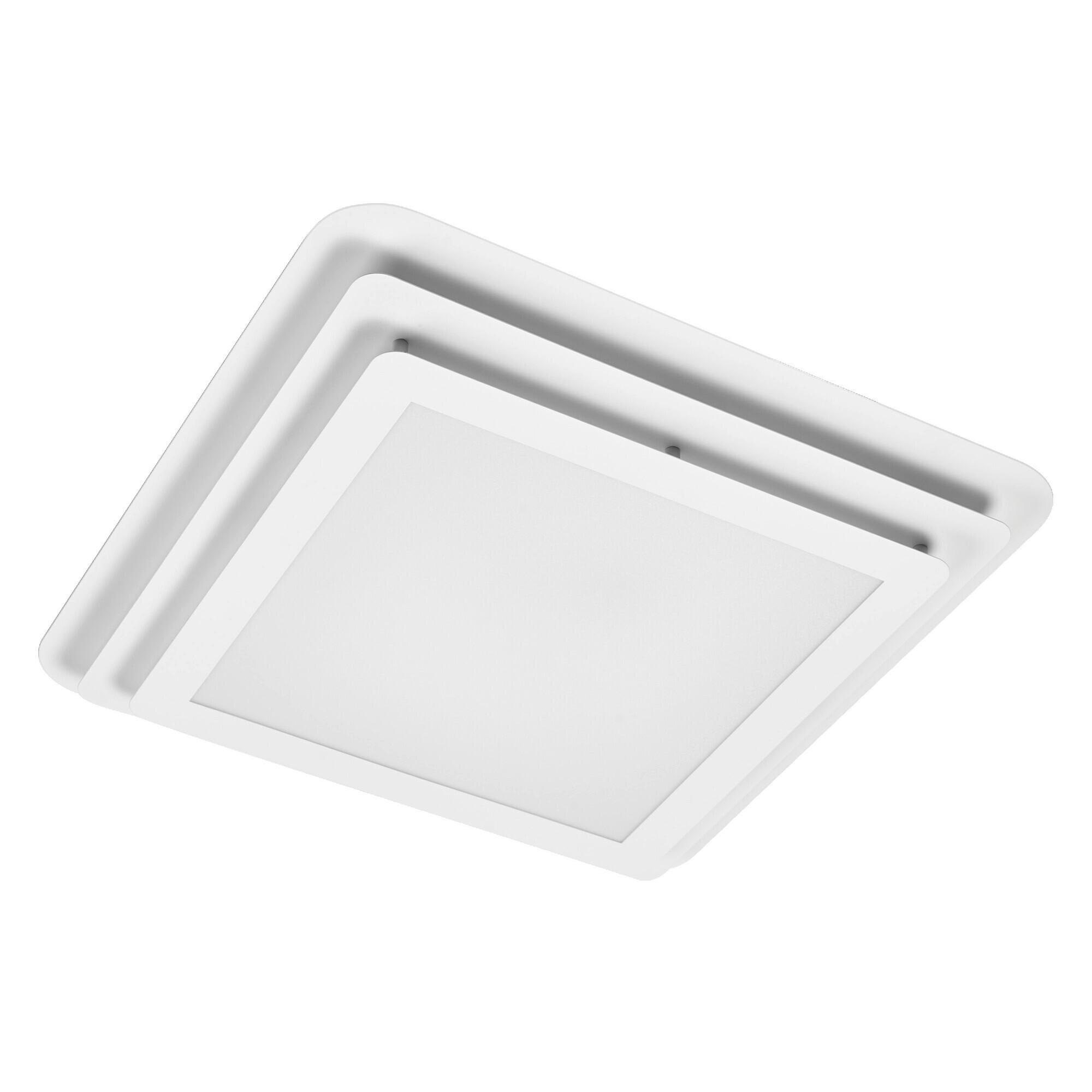 LED-Deckenleuchte, 26w Orbis Spiral Layers Square 26w - Weiß, Basics, Metall (45/45/7cm) - Ledvance