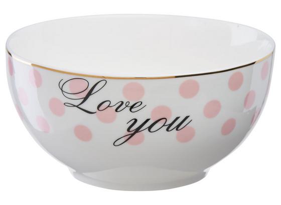 Miska Na Müsli Betty - bílá/růžová, Romantický / Rustikální, keramika (14cm) - Mömax modern living Miska Na Müsli Betty - bílá/růžová, Romantický / Rustikální, keramika (14cm) - Mömax modern living