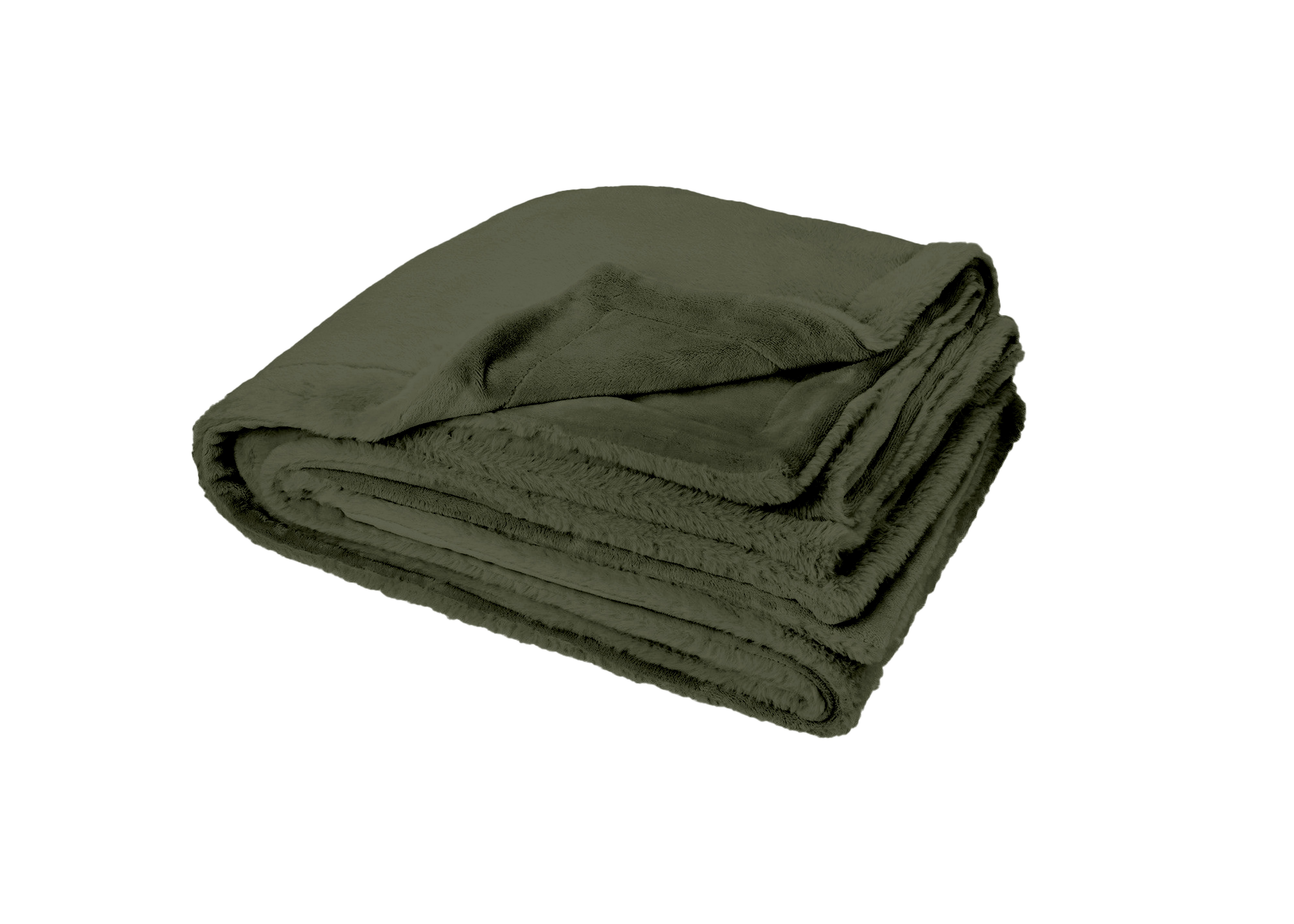 MÄKKÁ DEKA MATCHA - smaragdovozelená, Modern, textil (130/180cm)