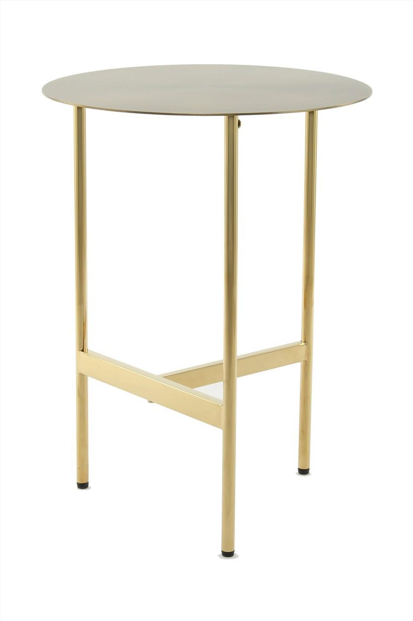 Beistelltisch Pero Goldfarben B: 40 Cm - Goldfarben, Design, Metall (40/54/40cm) - Kayoom