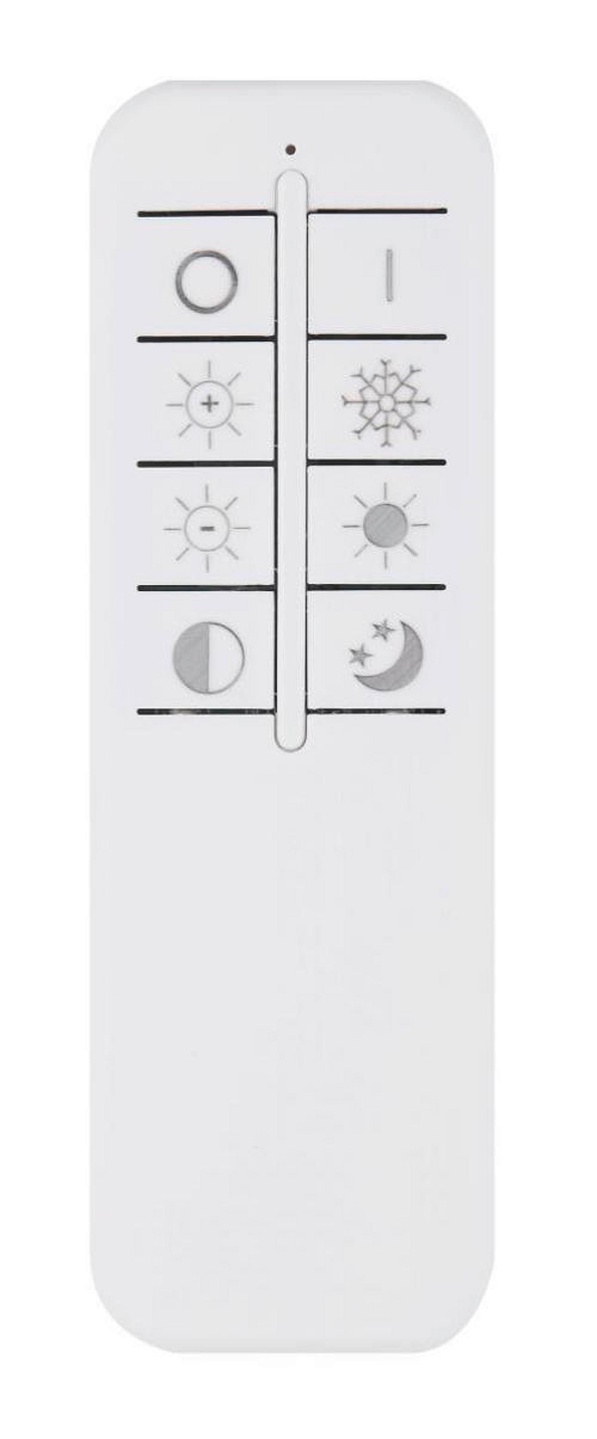 Led-deckenleuchte Tabano Ø 50 Cm Mit Memoryfunktion - Anthrazit/Opal, Basics, Kunststoff/Metall (50/9,5cm) - Globo