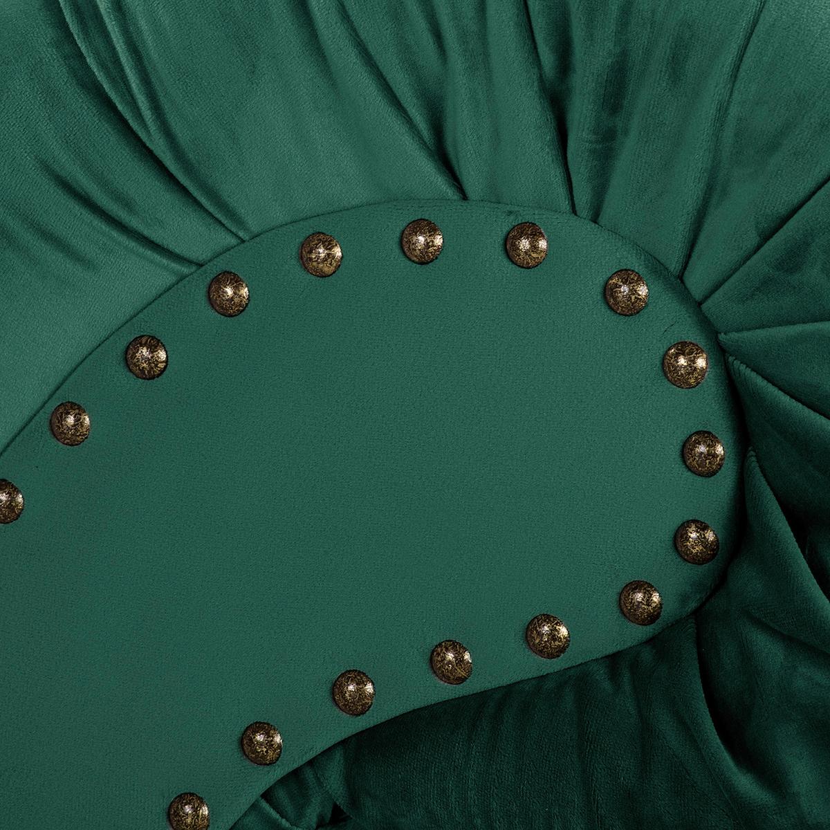 Récamiere Pako Grün B: 185cm - Braun/Grün, Design, Textil (185/93/75cm) - Livetastic