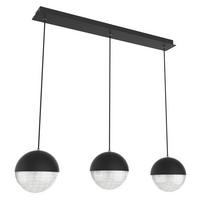 LED-Pendelleuchte Furni A0031-330 - Schwarz, KONVENTIONELL, Metall (71/15/120cm)