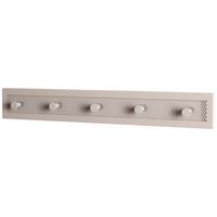 Hakenleiste Pedro 5 Kaschmir B: 57 cm - Kaschmir, Trend, Metall (57/8/4cm)
