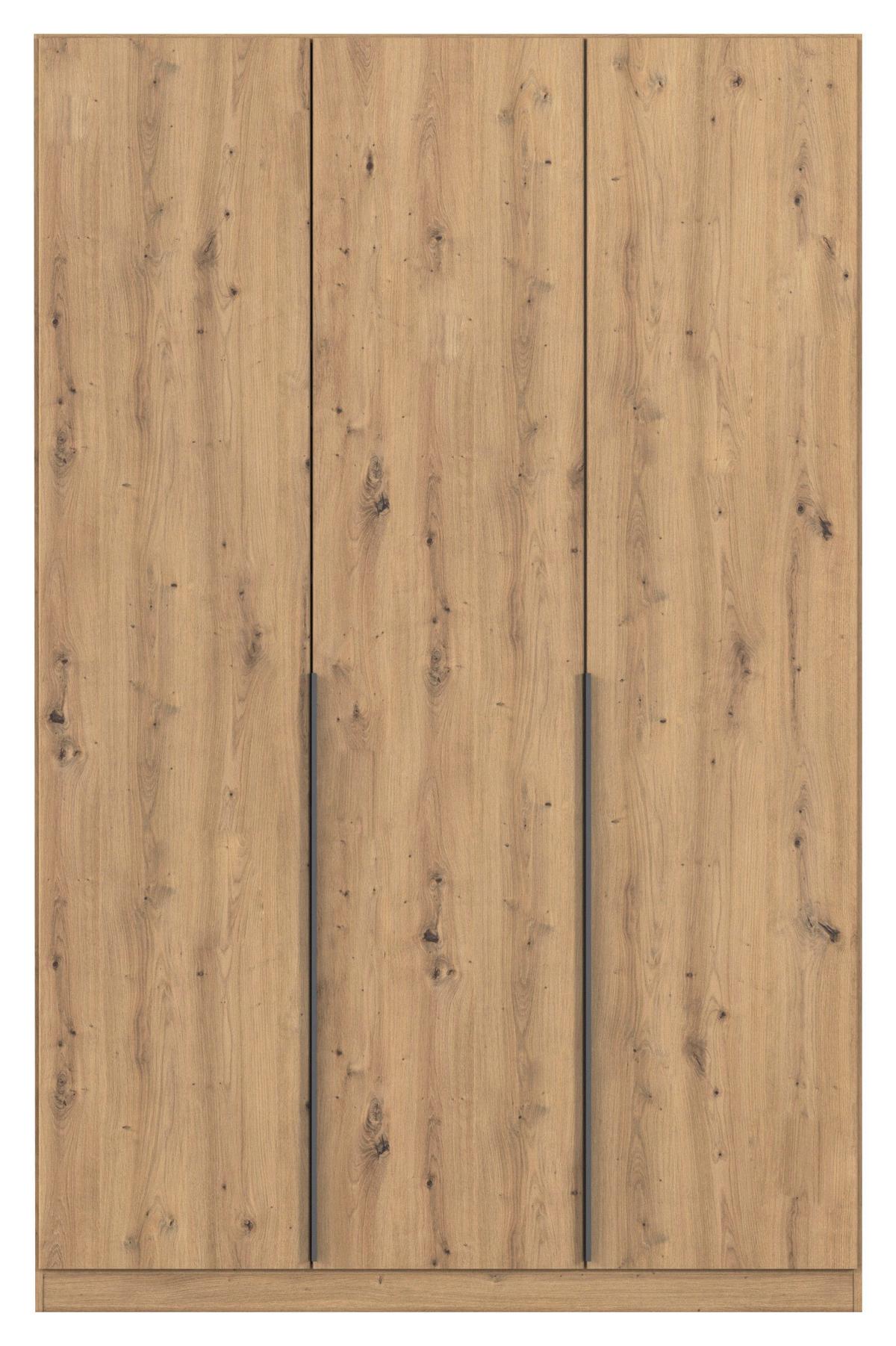 Drehtürenschrank Alabama Eiche Dekor B: 136 Cm - Eiche Artisan, MODERN, Holzwerkstoff (136/229/54cm) - Rauch Möbel
