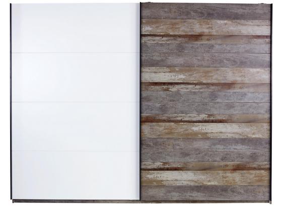 Schwebetürenschrank Moon - Braun/Weiß, MODERN, Holzwerkstoff (241/211/59cm) Schwebetürenschrank Moon - Braun/Weiß, MODERN, Holzwerkstoff (241/211/59cm)