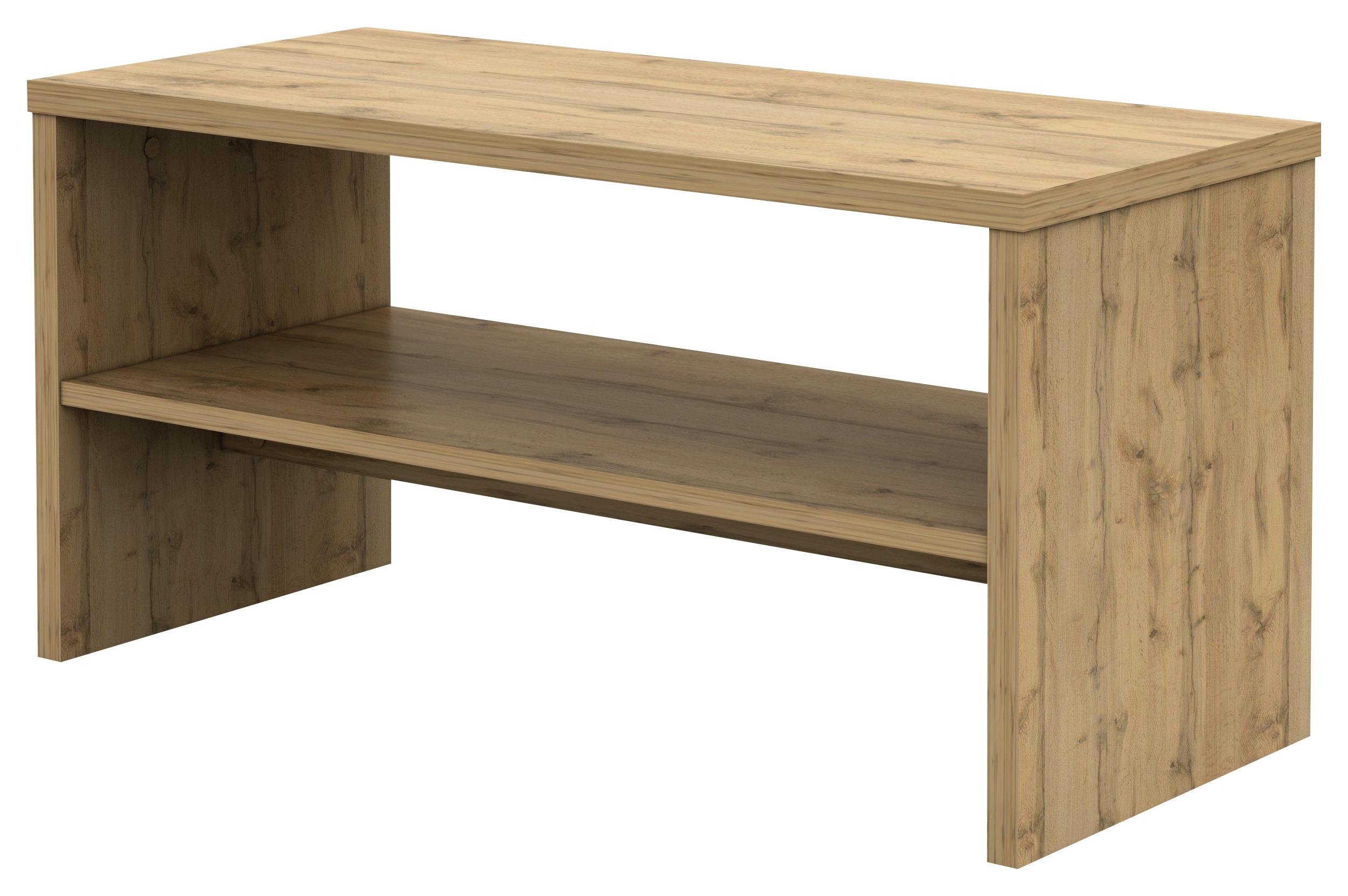 TV STOLÍK LUCIE *CENOVÝ TRHÁK* - farba duba, Basics, kompozitné drevo (80/40/35cm) - Based