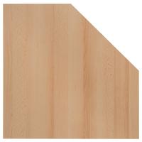 Eckverbindungsplatte B 65cm Serie 4000, Buche Dekor - Buchefarben, Basics, Holzwerkstoff (65/2,2/65cm) - MID.YOU