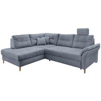 Ecksofa Brizzini Hellblau S: 206x264 Cm - Naturfarben/Hellblau, MODERN, Textil (206/264cm) - Livetastic