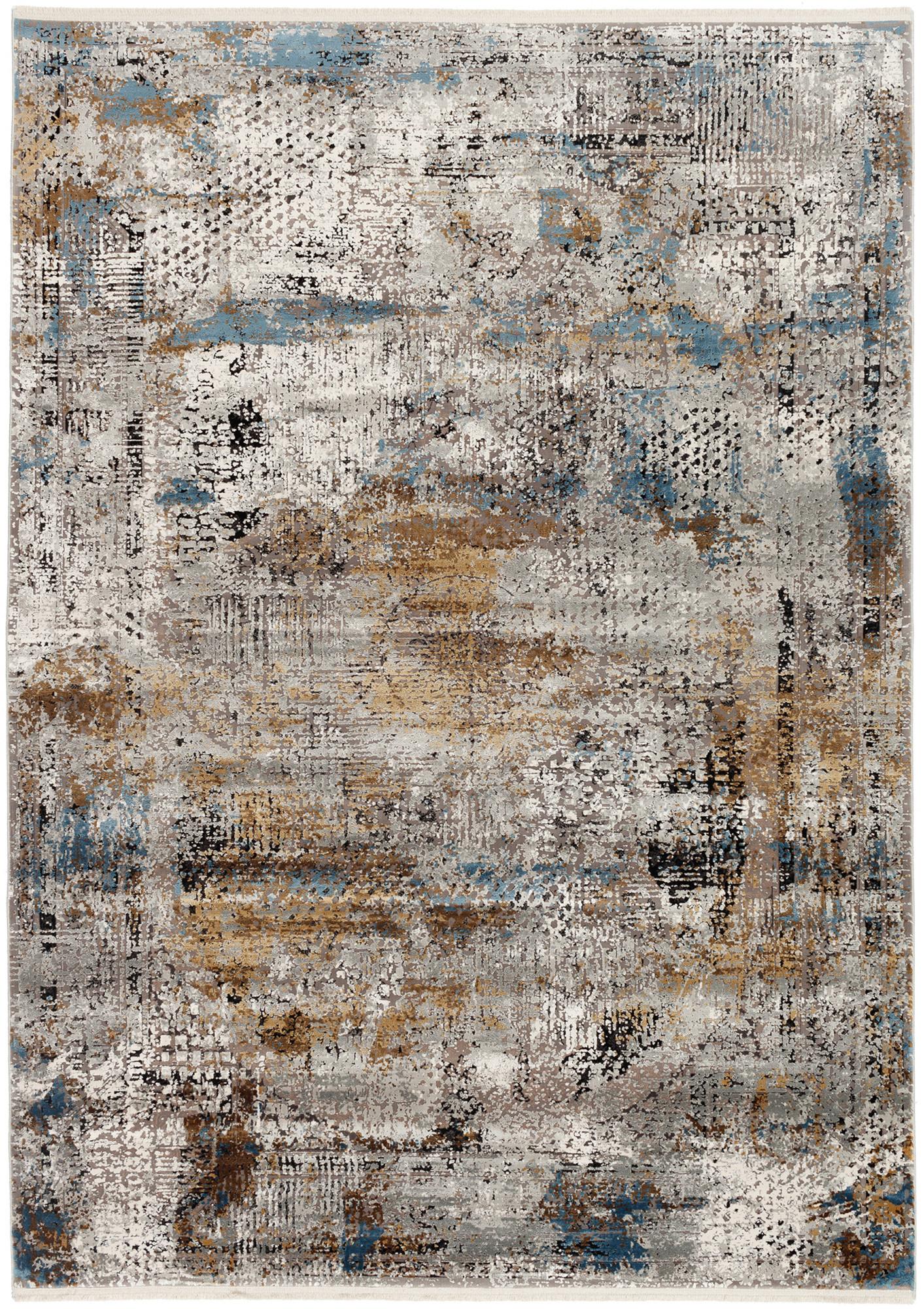 Webteppich Grau/multicolor Le Mans 120x180 Cm