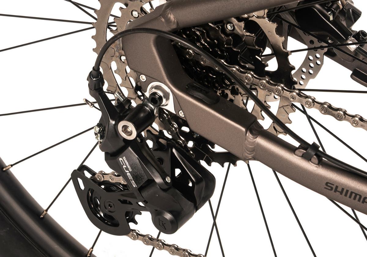 E-Mountainbike Hardtail 29'' Platingrau Matt - Grau, LIFESTYLE, Metall (180/70/100cm)
