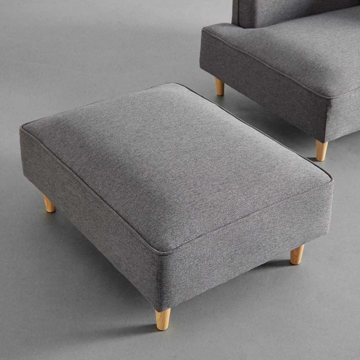 Modulárna pohovka FANNY, tmavosivá - prírodná farba/tmavosivá, Modern, drevo/textil (154/55/73cm) - Bessagi Home