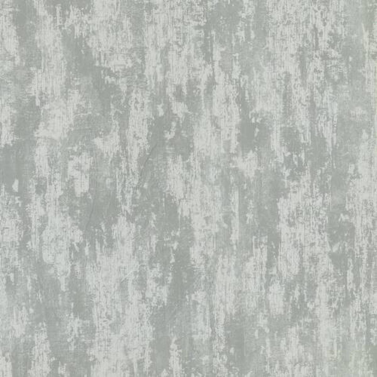 Vliestapete Raven, Grau - Grau, Basics, Papier/Kunststoff (52/1000cm)