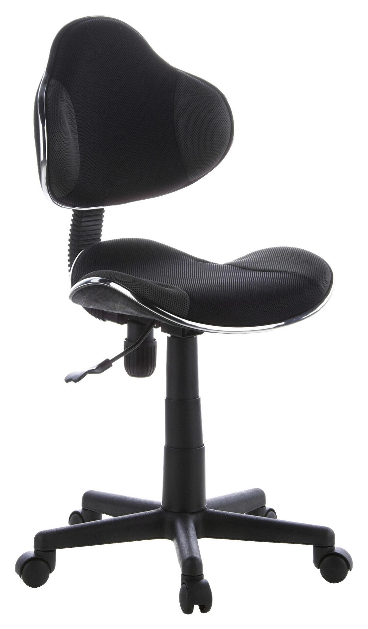 Jugenddrehstuhl Kiddy Gti 2 Grau/Schwarz - Schwarz/Grau, Basics, Kunststoff (45/86-101/42cm) - MID.YOU