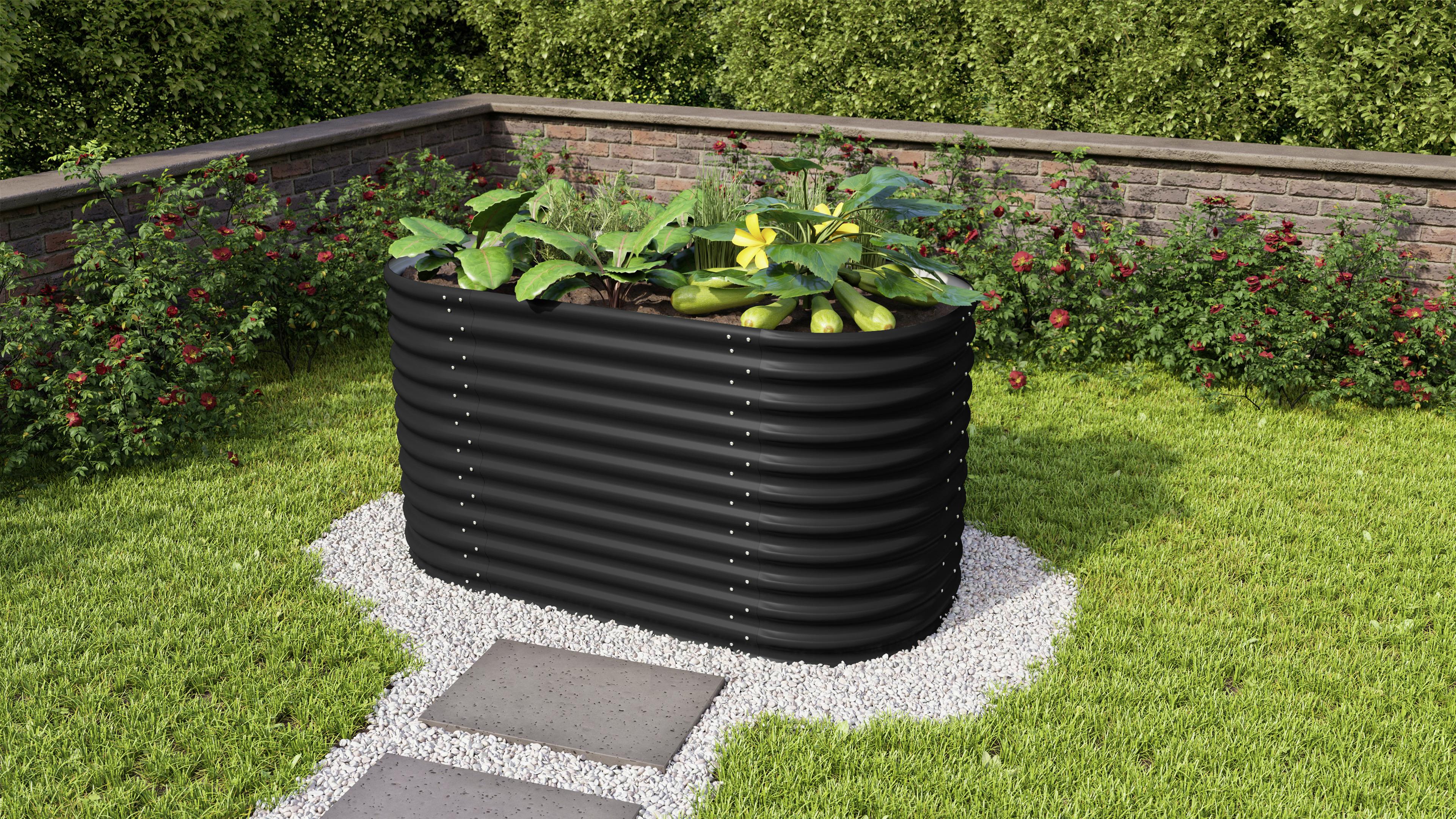 Metall • Alufarben • Wandstärke ca. 0,65 cm • B/H/T: ca.82,1/85,8/162,1cm • einfacher Zusammenbau