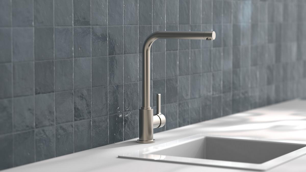 Küchenarmatur Sistant Dublin - Edelstahlfarben, Basics, Metall (33,5cm) - Sistant