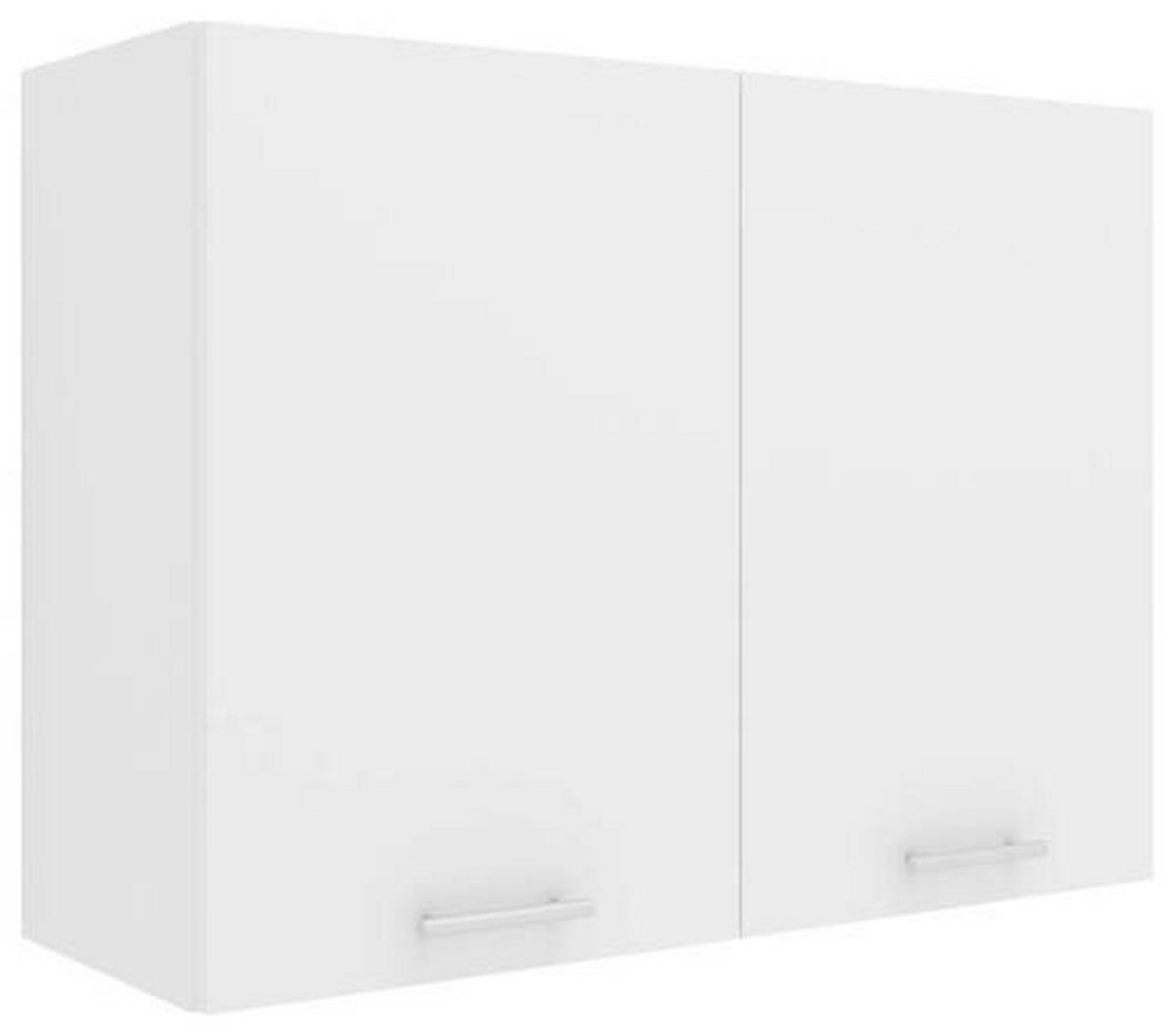 Küchenoberschrank Esilo 80 Cm Weiß 2 Türen - Weiß, KONVENTIONELL, Holzwerkstoff (80/60/31cm) - MID.YOU