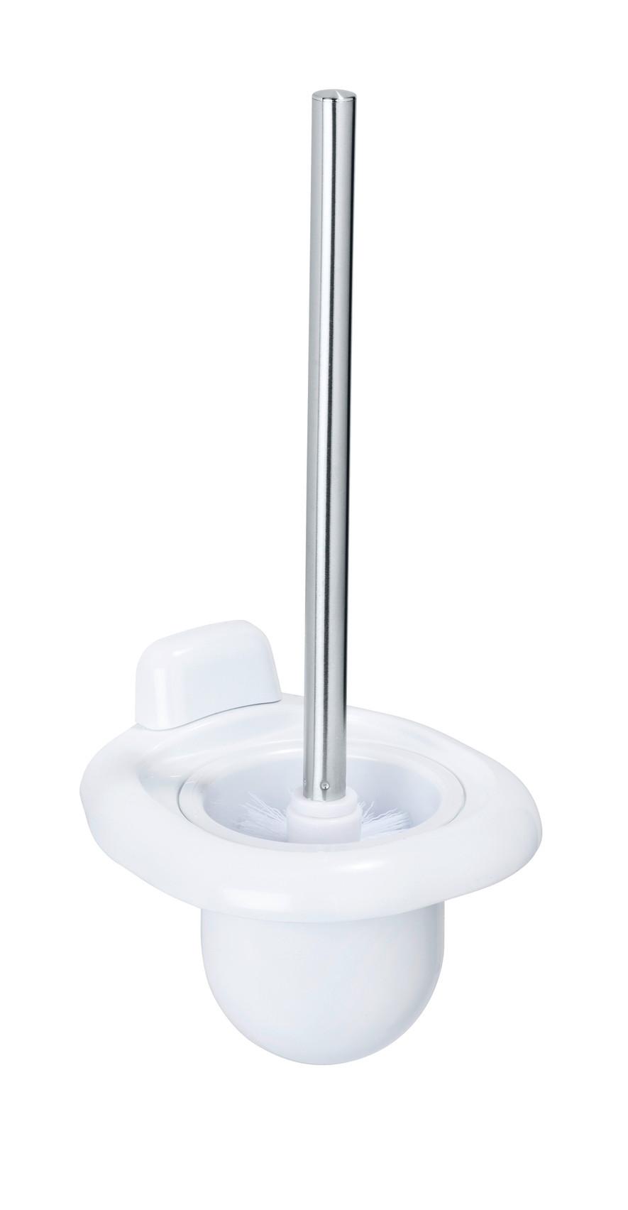 Wc-kefe Szett Pure 17947100 - fehér, Konventionell, műanyag/fém (15,5/36/16cm) - Wenko