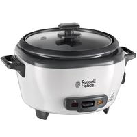 Medium Rizsfőző És Pároló Russell Hobbs - fehér, Basics, műanyag/Üveg - Russell Hobbs