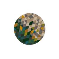 Wollteppich Wollteppich Grün B:160 cm - Multicolor/Grün, Basics, Textil (160cm)