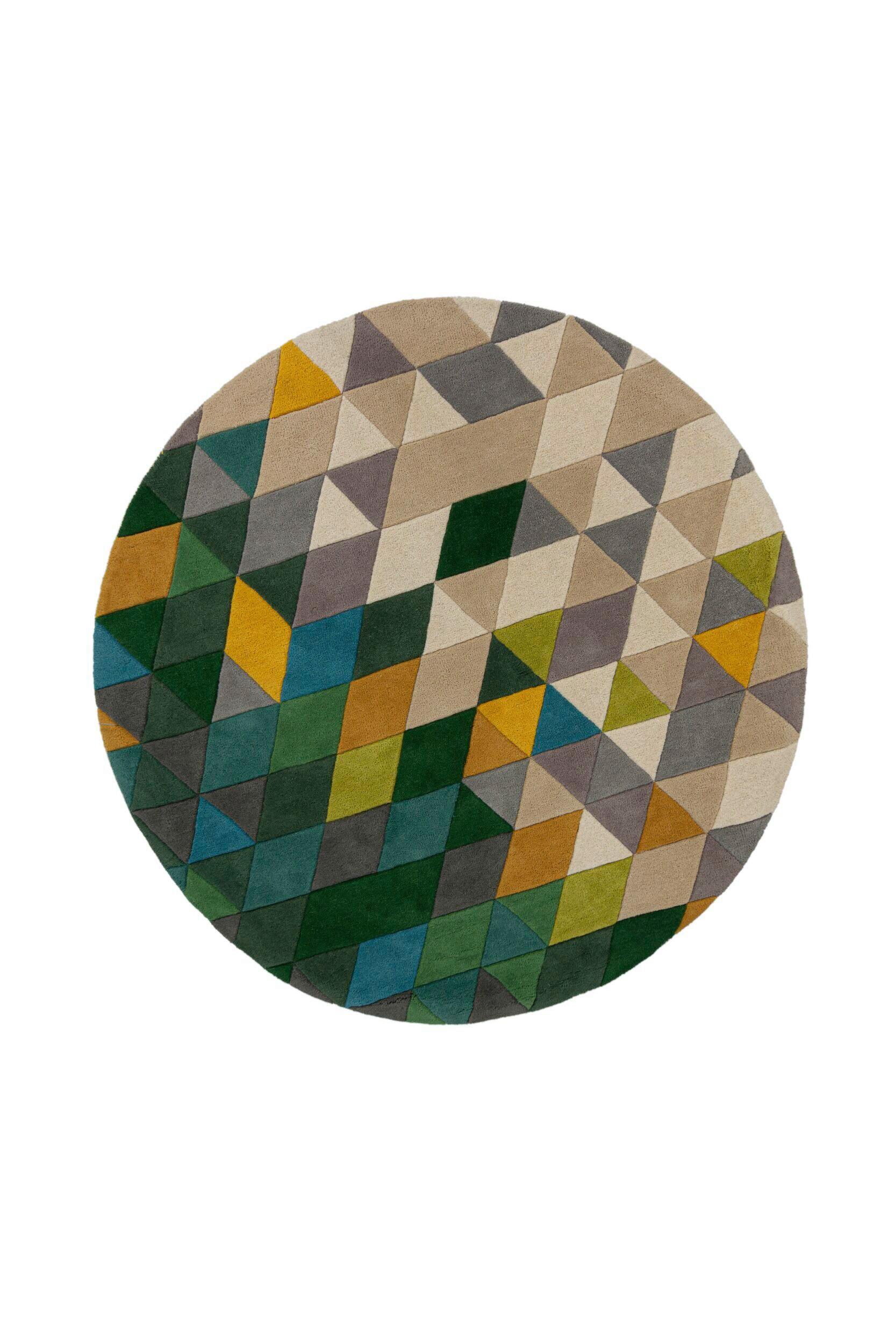 Wollteppich Wollteppich Grün B:160 cm