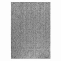 Outdoorteppich Patara - Grau, Design, Textil (160/230cm) - Novel